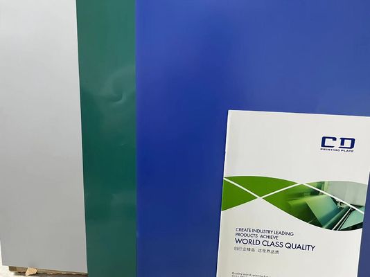 Plat CTP yang ramah lingkungan tanpa proses dengan 0,15mm-0,30mm dan 130-150mJ / m2 Imaging Energi Rendah untuk Pencetakan Berkelanjutan
