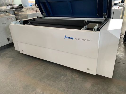 Berat host 1000KG Mesin percetakan termal Kecepatan produksi tinggi 28 lembar per jam untuk kebutuhan