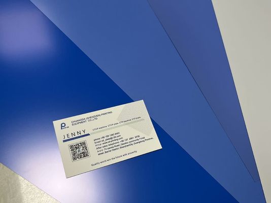 Pelat CTP Termal Energi Paparan 110-130 Mj/Cm2 Untuk Waktu Pengembangan 25±5s