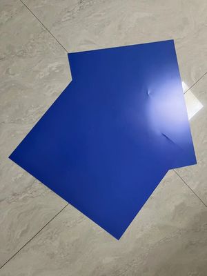 0.30mm Ketebalan Lapisan CTP Lembar Ganda Dengan Lapisan Biru Dan Kecepatan Sensitif Cepat Untuk Pencetakan Offset
