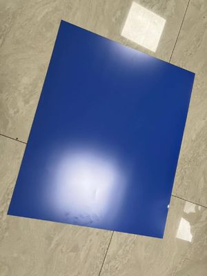 Pelat CTP Termal Lapis Tunggal Dengan Energi Paparan 110-130 Mj/c㎡ Dan Warna Biru Untuk Percetakan Offset