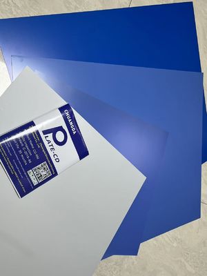 0.30mm Blue Thermal CTP Plate Dengan Ukuran Produksi Maksimum 1650*1450mm