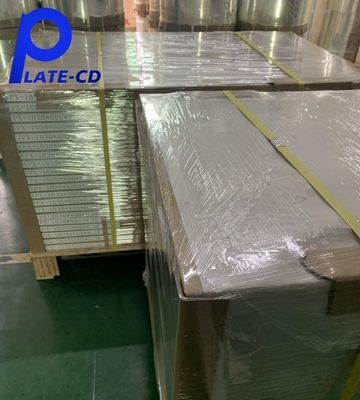 Ordinary Ink 350000 Impressions Unbaked CTP Plate For Double Coat Coating Process