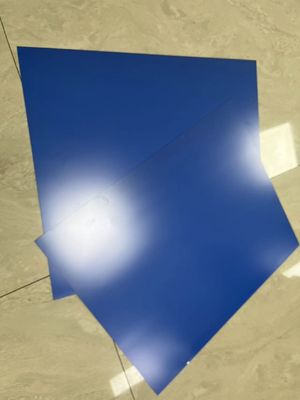Plat CTP Lembar Biru Hitam Berlapis Ganda Dengan 350000 Impresi 0.15mm Sampai 0.40mm Gauge Dan ≤10% Dot Gain Untuk Pencetakan Berkualitas Tinggi