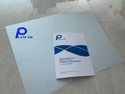 Plat cetak tanpa proses CTP Plat tanpa pengembang 0.15mm / 0.30mm Ketebalan 1350 MM Lebar kumparan maksimum